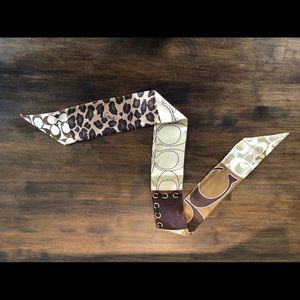 Coach Ponytail Scarf